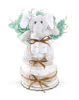 Wild About Baby Two-Tier Diaper Cake Gift Basket