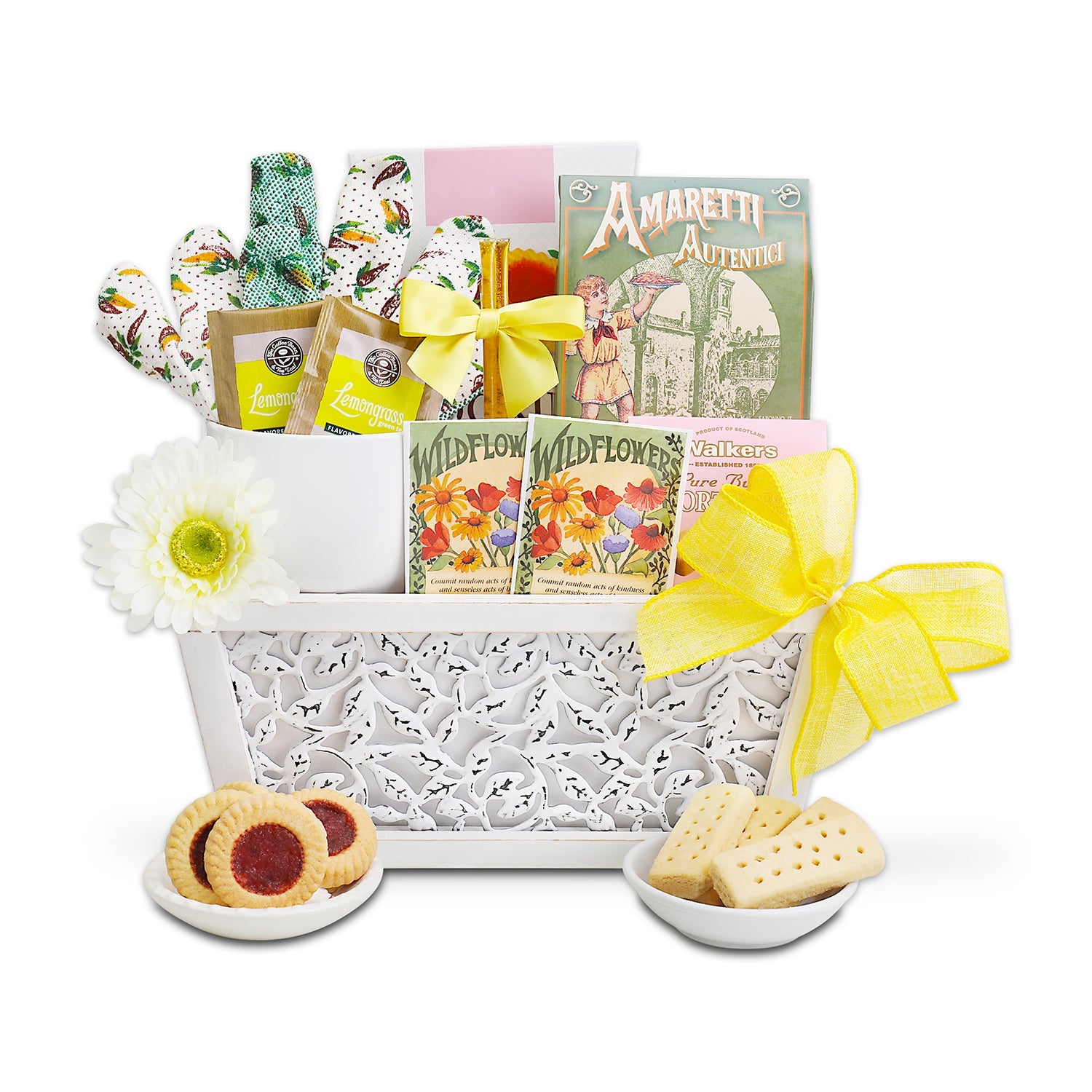 Planted With Love Cookies &amp; Tea Gift Basket