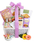 Garden of Indulgence Gourmet Gift Basket with Tea & Cookies