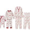 Christmas Bamboo Family Matching Pajama's – Merry Santa Claus