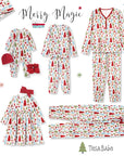 Christmas Merry Girl's Soft Bamboo Dress - Sibling Matching