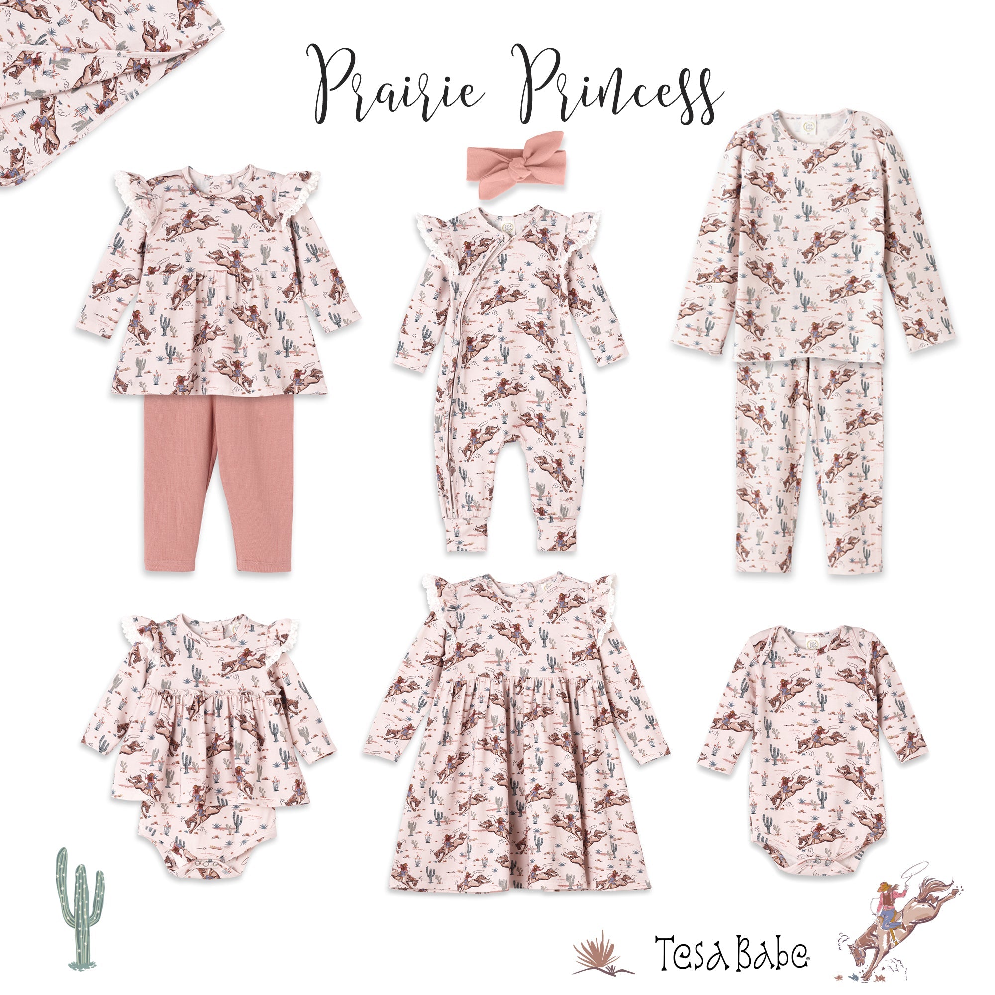 Prairie Princess Baby Girl's Western Bamboo Top &amp; Legging