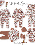 Cowboy Baby Zipper Romper - Bamboo Western Spirit Outfit