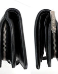 Chanel Caviar Timeless CC Zippered Pocket Black Wallet