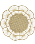 Petal Perfection Handwoven Iraca Placemat
