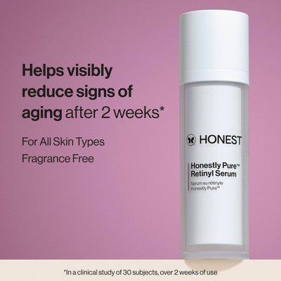 Honest Beauty Honestly Pure Retinyl Serum with Retinyl Linoleate 1.0 fl oz