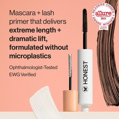 Honest Beauty Extreme Length Mascara + Lash Primer 0.81 fl oz/3pk