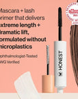 Honest Beauty Extreme Length Mascara + Lash Primer 0.81 fl oz/3pk