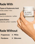 Honest Beauty Hydrogel Cream with Hyaluronic Acid - Refill - 1.7 fl oz