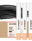 Honest Beauty Extreme Length Mascara + Lash Primer 0.81 fl oz/3pk