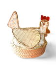 Hen Handwoven Iraca Egg Basket