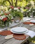Orchid Handwoven Iraca Palm Placemat