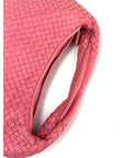 Bottega Veneta Nappa Intrecciato Medium Veneta Hobo Rose Pink Bag