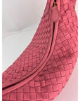 Bottega Veneta Nappa Intrecciato Medium Veneta Hobo Rose Pink Bag