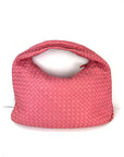 Bottega Veneta Nappa Intrecciato Medium Veneta Hobo Rose Pink Bag