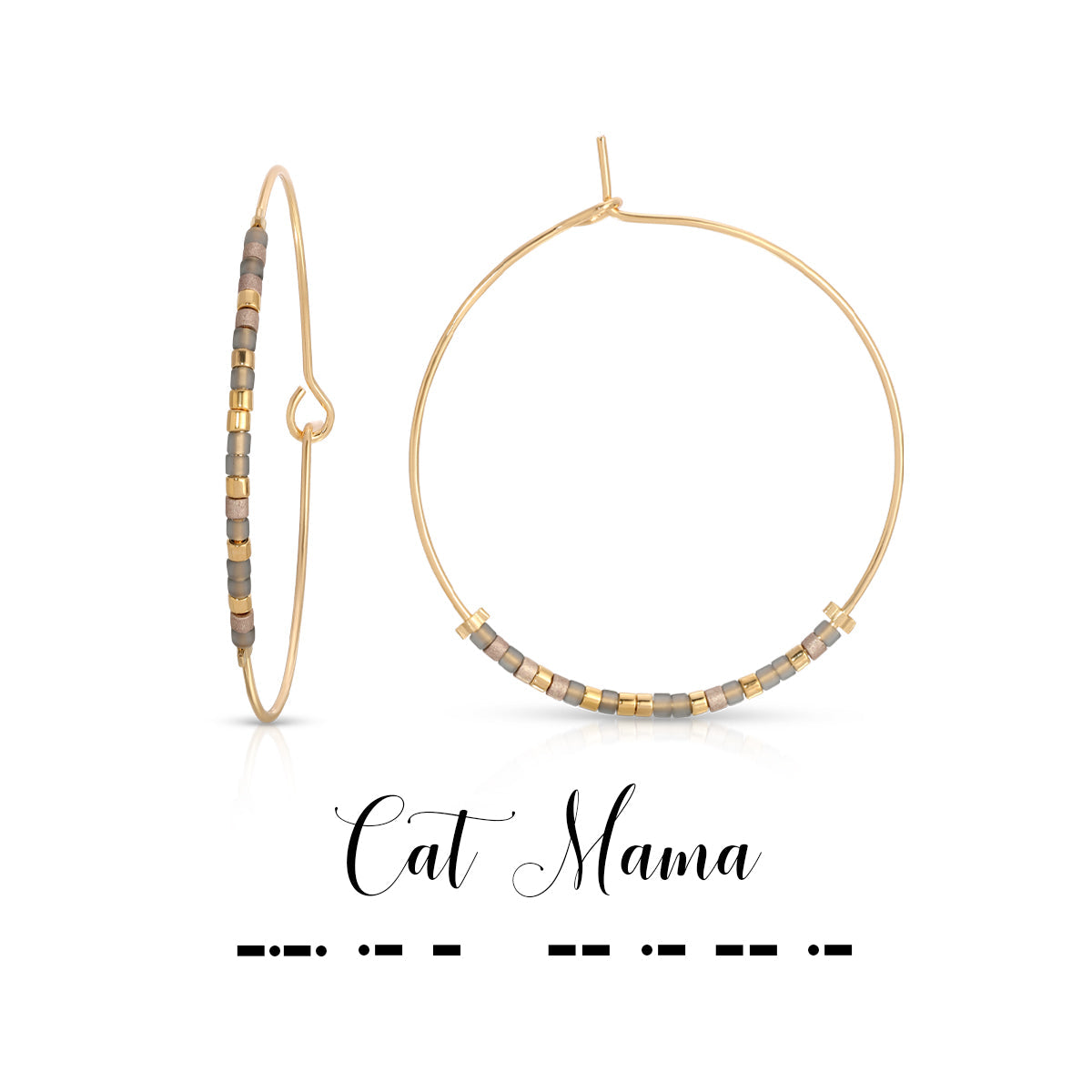 Dot &amp; Dash Cat Mama Earrings