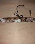 **Sienna Laredo Embossed Leather Hat Band Only 950g