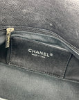 CHANEL Just Mademoiselle Quilted Caviar Black Bowling Shoulder Bag