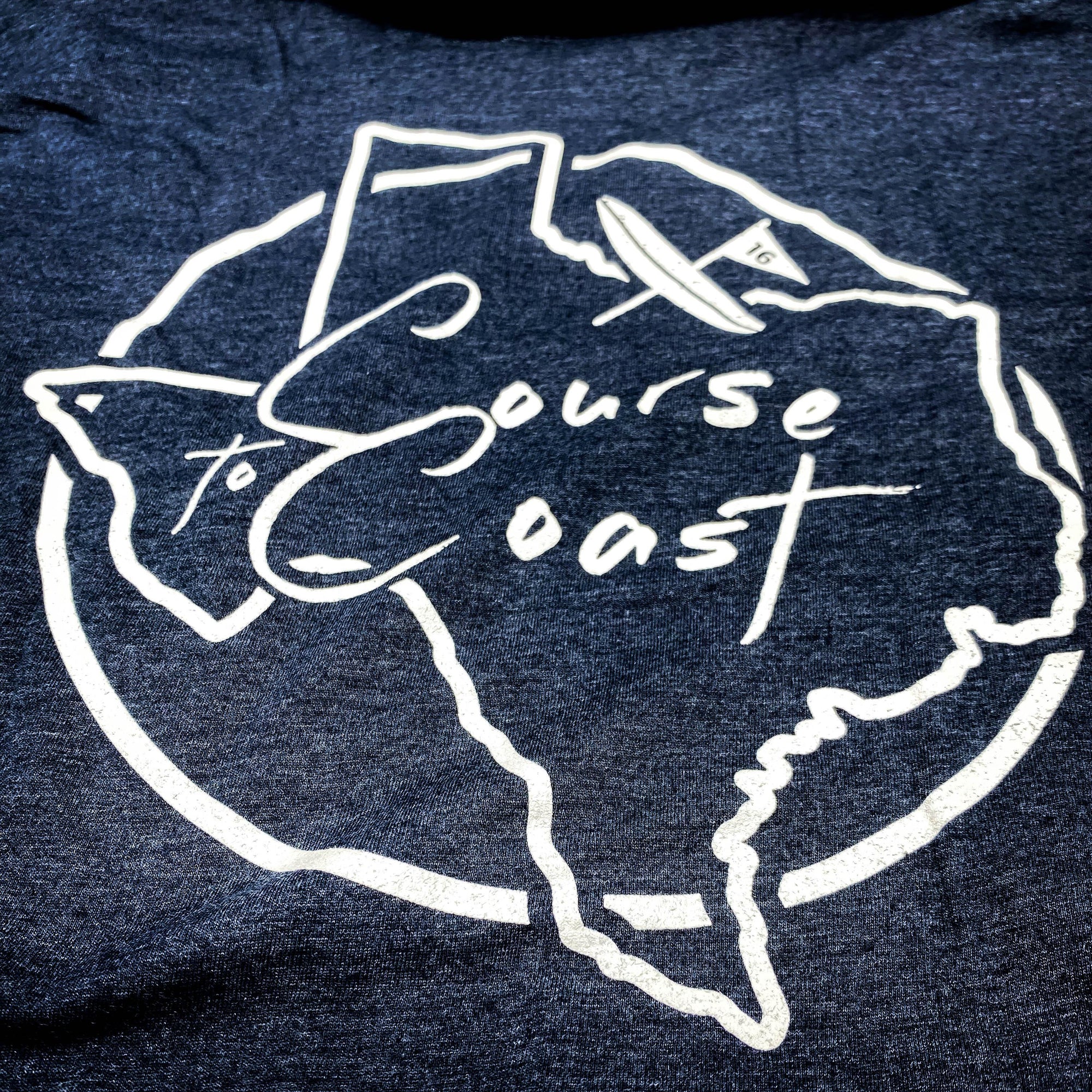 Statelines, TX Tee - Navy
