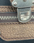 Louis Vuitton Large Mahina Metallic Bronze Leather Shoulder Bag