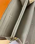 Louis Vuitton Wallet Zippy Stephan Sprouse Vernis Leopard W/Added Chain Crossbody Pre owned