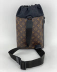 LOUIS VUITTON Monogram Men's Chalk Sling bag Nap Sac Shoulder Bag Backpack