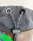 LOUIS VUITTON Monogram Men's Chalk Sling bag Nap Sac Shoulder Bag Backpack