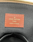 Louis Vuitton Monogram Braided V Tote MM White Leather Shoulder Hand Bag