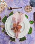 Monstera Leaf Handwoven Iraca Placemat