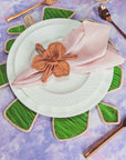 Monstera Leaf Handwoven Iraca Placemat