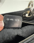 Christian Dior Medium Lady Laced Black Leather Limited Edition Shoulder Bag