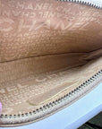 CHANEL Bag Lucky Symbols Pochette Quilted Beige Lambskin Shoulder Wristlet Preowned