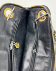 CHANEL Bag Quilted Lambskin Leather Chain Vintage Black Mini Shoulder Bag Preowned