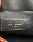 YVES SAINT LAURENT Matelasse Calfskin Lou Camera Red Crossbody Bag