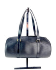 Louis Vuitton Soufflot Black Epi Leather Shoulder Bag