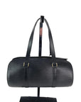 Louis Vuitton Soufflot Black Epi Leather Shoulder Bag