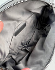 Chanel Metallic Dark Silver Calfskin Quilted Banane Fanny Pack Waist Bag