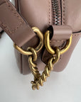 Gucci GG Marmont Small Chain Beige Matelasse Leather Crossbody Bag