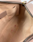 Gucci GG Marmont Small Chain Beige Matelasse Leather Crossbody Bag
