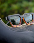 Lux Shades. Matte black/Tortoise Fade. Polarized