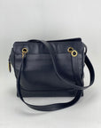 CHANEL Vintage Black Caviar Leather CC Zip Tote Shoulder Bag w/added insert  Pre owned
