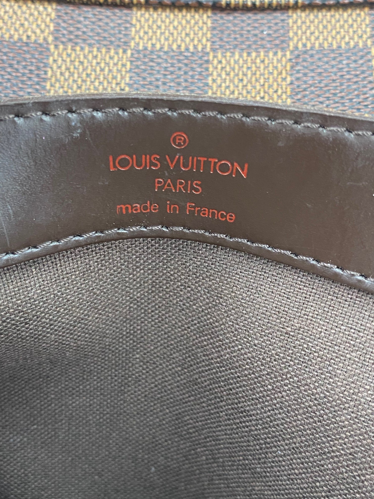 Louis Vuitton Damier Ebene Canvas Naviglio Shoulder Men&#39;s Messenger Bag