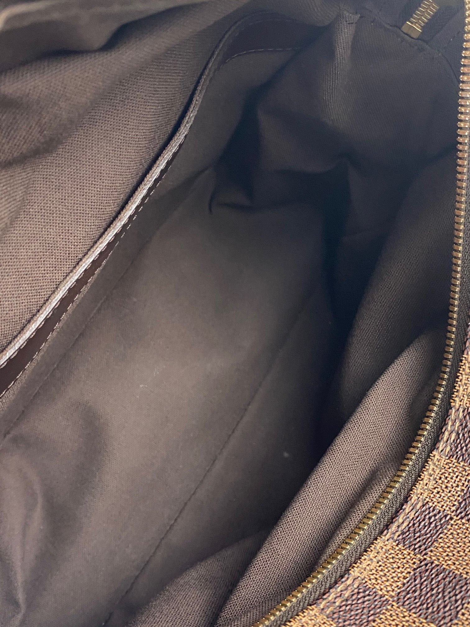 Louis Vuitton Damier Ebene Canvas Naviglio Shoulder Men&#39;s Messenger Bag