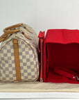 LOUIS VUITTON Speedy Bandouliere 30 Damier Azur Shoulder Hand Bag Added Insert Preowned
