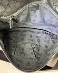Gucci Men's Messenger GG Supreme Canvas Double Buckle Flap Crossbody Men's Bag Preowned