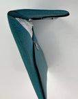 HERMÈS Chvre Mysore Bastia Verso Teal Blue Coin Purse