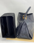 LOUIS VUITTON Artsy MM Monogram Empreinte Infini Blue Tote Hand Bag