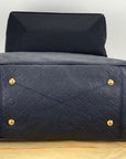 LOUIS VUITTON Artsy MM Monogram Empreinte Infini Blue Tote Hand Bag