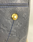 LOUIS VUITTON Artsy MM Monogram Empreinte Infini Blue Tote Hand Bag