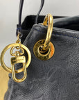 LOUIS VUITTON Artsy MM Monogram Empreinte Infini Blue Tote Hand Bag